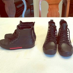 Kids Black waterproof boots, Target Size 2